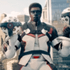Mr. Terrific with floating T-Spheres in Superman